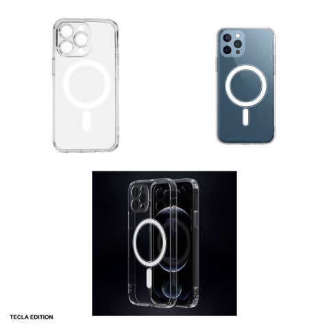 Husa Anti Shock 1 5 mm Mag camera pentru Apple iPhone 13 Pro, Carcasa magnetica, Transparent [3]