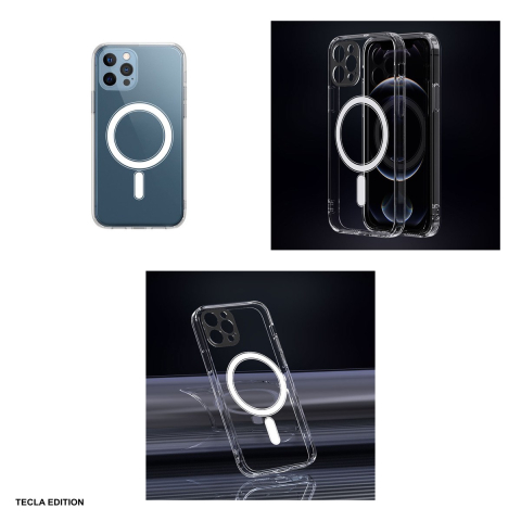 Husa Anti Shock 1,5 mm Mag pentru Apple iPhone 17 Air, Carcasa magnetica, Transparent [3]