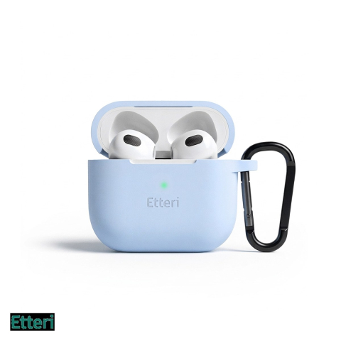 Huse casti - Husa casti Etteri pentru AirPods 3, Albastru deschis