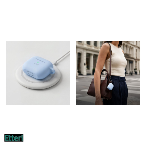 Husa casti Etteri pentru AirPods 3, Albastru deschis [4]
