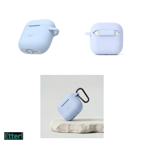Husa casti Etteri pentru AirPods 4, Albastru deschis [3]