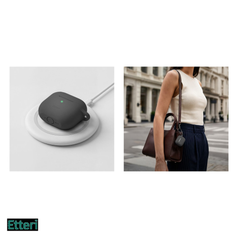 Husa casti Etteri pentru AirPods 4, Negru [4]