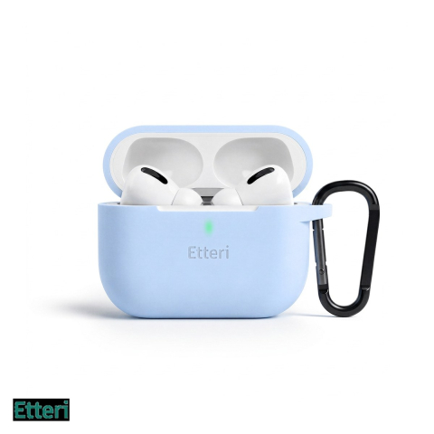 Huse casti - Husa casti Etteri pentru AirPods Pro 3, Albastru deschis
