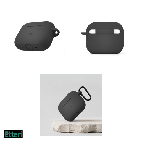 Husa casti Etteri pentru AirPods Pro 3, Negru [3]