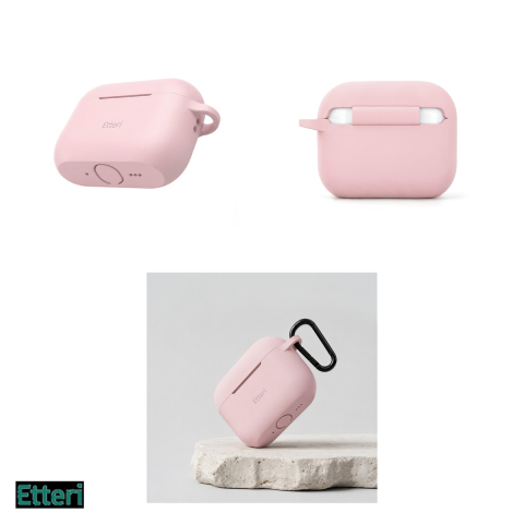 Husa casti Etteri pentru AirPods Pro 3, Roz deschis [3]