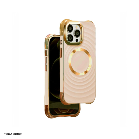 Huse telefoane - Husa Circle Glam Mag pentru iPhone 16 Plus, Carcasa magnetica, Roz