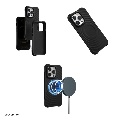 Husa Circle Mag pentru Apple iPhone 14 Pro, Carcasa magnetica, Negru [3]