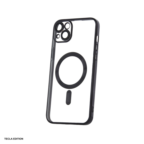 Huse si protectii smartphone - Husa Color Chrome Mag pentru Apple iPhone 14, Carcasa magnetica, Negru
