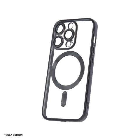 Huse si protectii pentru iPhone 14 Pro - Husa Color Chrome Mag pentru Apple iPhone 14 Pro, Carcasa magnetica, Negru