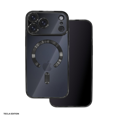 Huse si protectii pentru iPhone 18 Pro Max - Husa Color Chrome Mag pentru iPhone 18 Pro Max, Carcasa magnetica, Negru