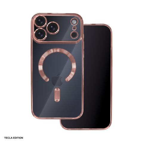 Huse si protectii pentru iPhone 18 Pro Max - Husa Color Chrome Mag pentru iPhone 18 Pro Max, Carcasa magnetica, Roz