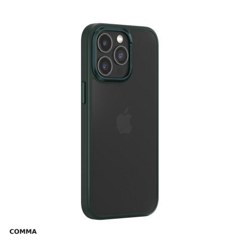 Huse telefoane - Husa Comma Joy Elegant pentru Apple iPhone 15 Plus, Carcasa, Verde