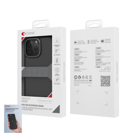 Husa Comma Joy Elegant pentru iPhone 15 Pro Max, Carcasa, Mov [3]