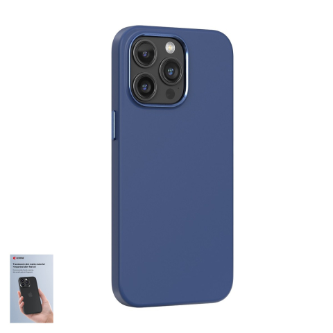 Huse telefoane - Husa Comma Nature Mag pentru iPhone 15 Plus, Carcasa magnetica, Albastru