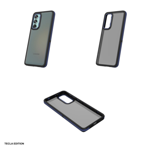 Husa Crystal Black pentru Samsung Galaxy M55 5G, Carcasa, Albastru [3]