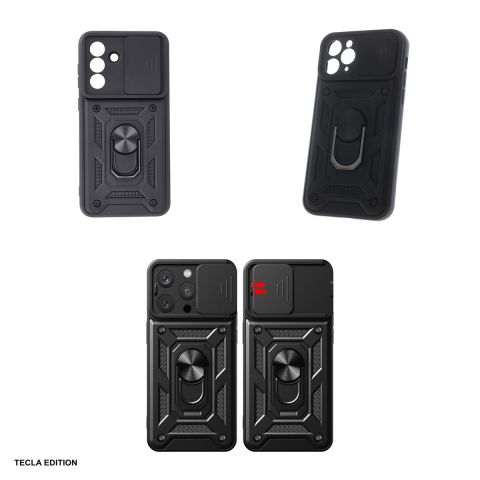 Husa Defender Slide pentru Samsung Galaxy A56 5G, Carcasa, Negru [3]