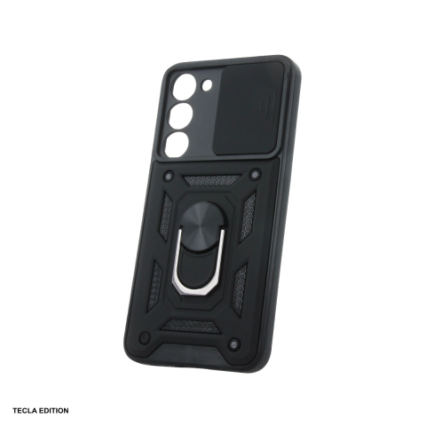 Huse si protectii smartphone - Husa Defender Slide pentru Samsung Galaxy S23, Carcasa magnetica, Negru