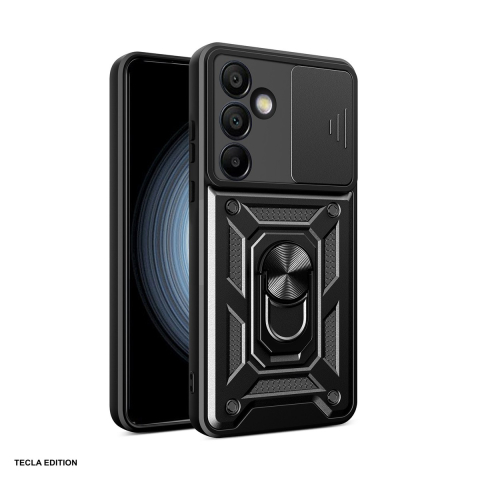 Huse si protectii pentru Samsung - Husa Defender Slide pentru Samsung Galaxy S24 FE, Carcasa, Negru