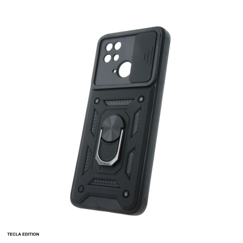 Huse si protectii smartphone - Husa Defender Slide pentru Xiaomi Redmi 10C, Carcasa magnetica, Negru