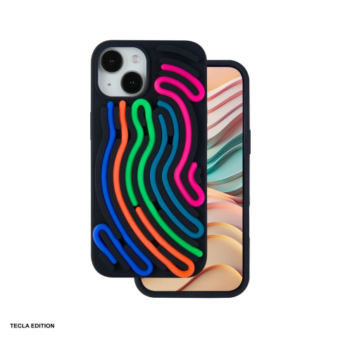 Huse si protectii pentru iPhone 15 - Husa DIY Snake pentru Apple iPhone 15, Carcasa, Negru