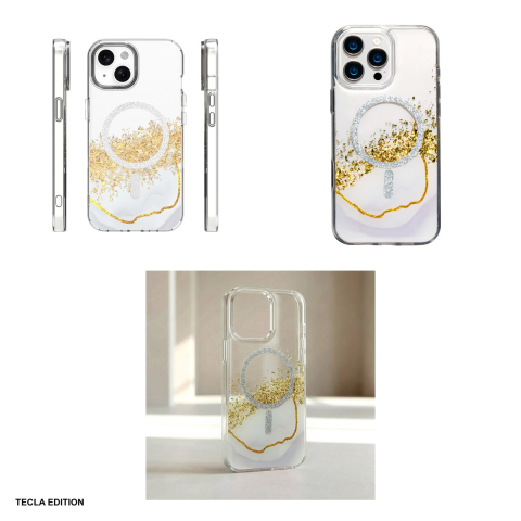 Husa Epoxy Mag pentru Apple iPhone 15, Carcasa magnetica, Alb [3]