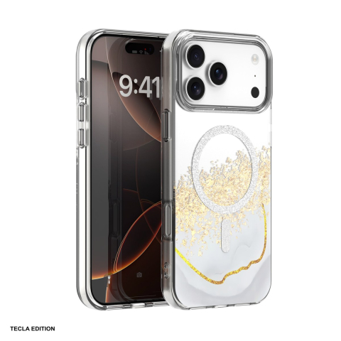 Huse telefoane - Husa Epoxy Mag pentru Apple iPhone 17 Pro Max, Carcasa magnetica, Alb