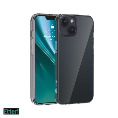 Huse telefoane - Husa Etteri Clear pentru Apple iPhone 14, Carcasa, Transparent