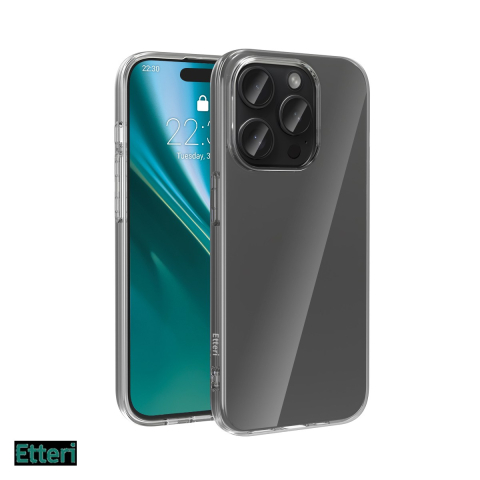 Huse telefoane - Husa Etteri Clear pentru Apple iPhone 15 Pro, Carcasa, Transparent
