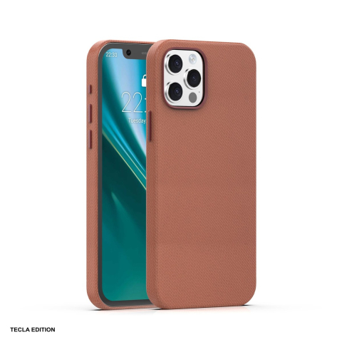 Huse telefoane - Husa Etteri Elegant Mag pentru Apple iPhone 12 Pro, iPhone 12, Carcasa magnetica, Maro