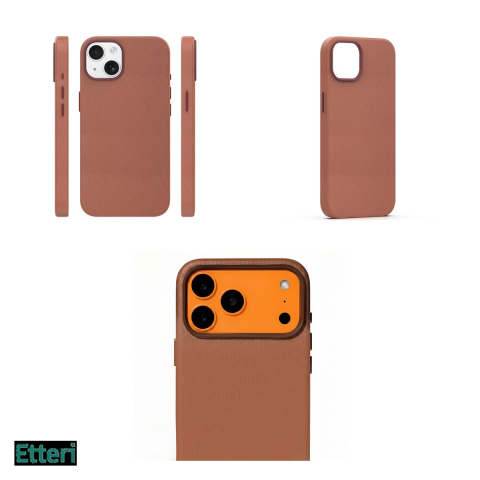 Husa Etteri Elegant Mag pentru Apple iPhone 15, Carcasa magnetica, Maro [3]