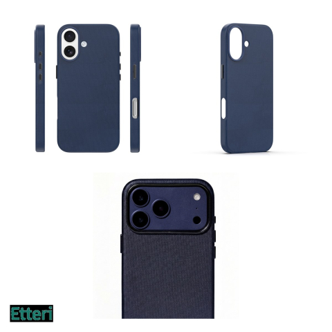 Husa Etteri Elegant Mag pentru Apple iPhone 16, Carcasa magnetica, Albastru [3]