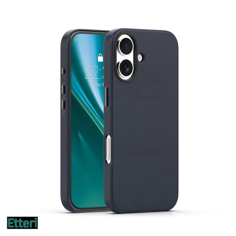 Huse si protectii smartphone - Husa Etteri Elegant Mag pentru Apple iPhone 16, Carcasa magnetica, Negru
