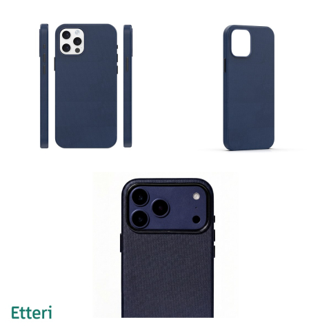 Husa Etteri Elegant Mag pentru iPhone 12, Carcasa magnetica, Albastru [3]