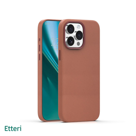Huse si protectii smartphone - Husa Etteri Elegant Mag pentru iPhone 14 Pro, Carcasa magnetica, Maro