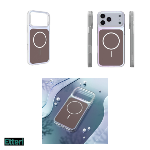Husa Etteri Hidden Pearl pentru Apple iPhone 17 Pro Max, Carcasa magnetica, Maro [3]