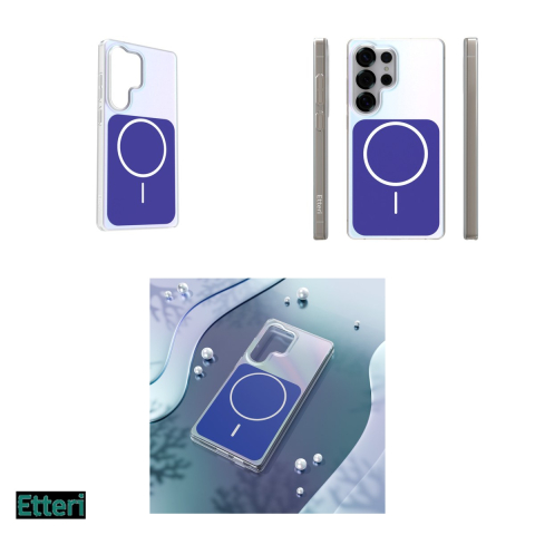 Husa Etteri Hidden Pearl pentru Samsung Galaxy S25 Ultra, Carcasa magnetica, Albastru inchis [3]