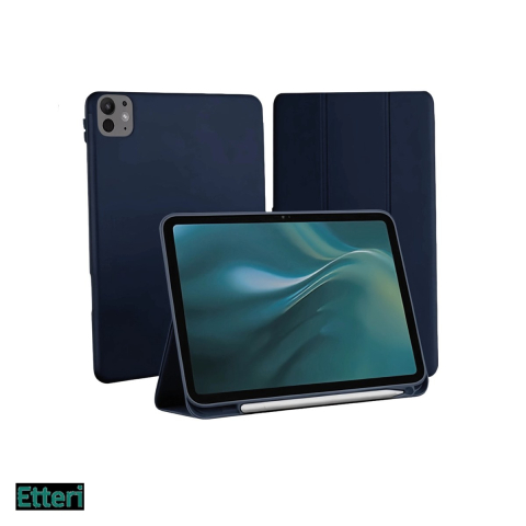 Huse tablete - Husa Etteri pentru Apple iPad Pro 11 (2024), Carcasa, Albastru inchis