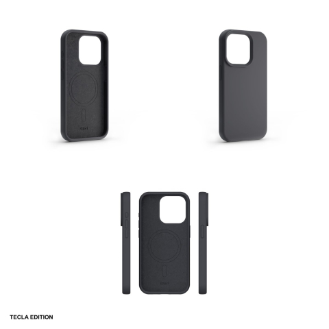 Husa Etteri Silicone Mag pentru Apple iPhone 14, Carcasa magnetica, Negru [3]
