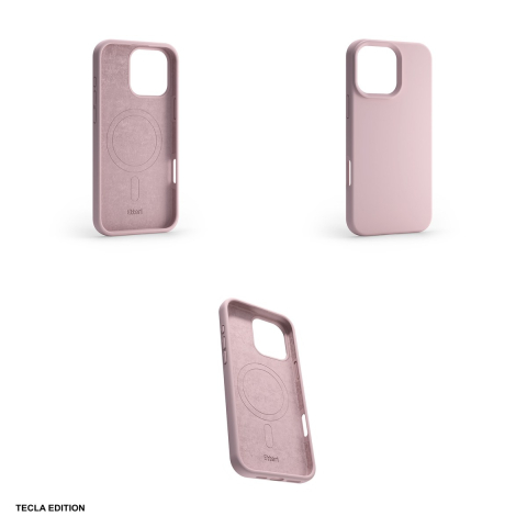 Husa Etteri Silicone Mag pentru Apple iPhone 16 Pro Max, Carcasa magnetica, Roz [4]