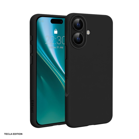Huse telefoane - Husa Etteri Silicone Mag pentru Apple iPhone 17, Carcasa magnetica, Negru