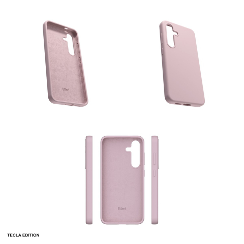 Husa Etteri Silicone Mag pentru Samsung Galaxy S25 Edge, Carcasa magnetica, Roz [4]