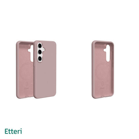 Husa Etteri Silicone Mag pentru Samsung Galaxy S26, Carcasa magnetica, Roz [4]