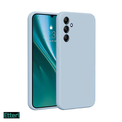 Huse si protectii pentru Samsung Galaxy A34 - Husa Etteri Silicone pentru Samsung Galaxy A34, Carcasa, Albastru