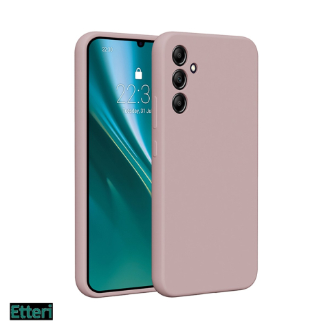 Huse si protectii pentru Samsung Galaxy A34 - Husa Etteri Silicone pentru Samsung Galaxy A34, Carcasa, Roz