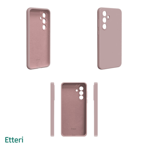 Husa Etteri Silicone pentru Samsung Galaxy A36 5G, Carcasa, Roz [3]