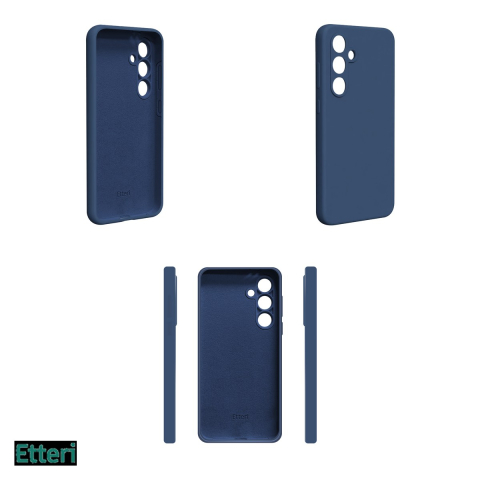 Husa Etteri Silicone pentru Samsung Galaxy S24 FE, Carcasa, Albastru [3]