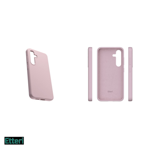 Husa Etteri Silicone pentru Samsung Galaxy S24 Plus, Carcasa, Roz [4]