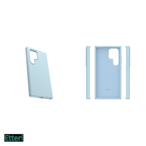 Husa Etteri Silicone pentru Samsung Galaxy S24 Ultra, Carcasa, Albastru [4]