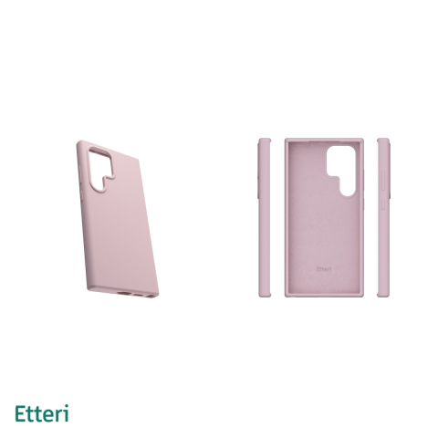 Husa Etteri Silicone pentru Samsung Galaxy S24 Ultra, Carcasa, Roz [4]