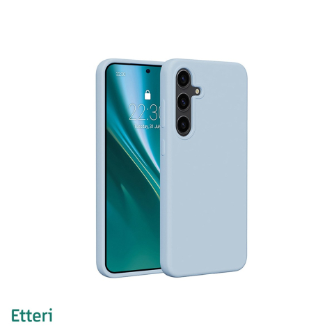 Husa Etteri Silicone pentru Samsung Galaxy S25 Plus, Carcasa, Albastru [0]
